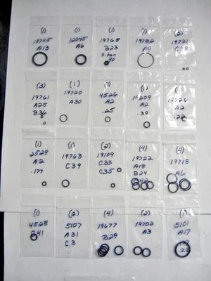 FX Impact O-Ring Kit / R&S 2-25IFX / Ind. Marked O-Rings / NBR, Viton, PUR Mat. - Image 1 of 2