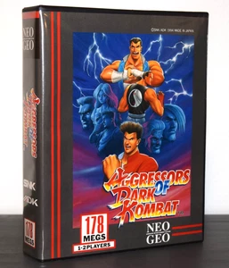 AGGRESSORS OF DARK KOMBAT - SNK NEO GEO NGH AES ~ Euro/US CIB ADK - Picture 1 of 6