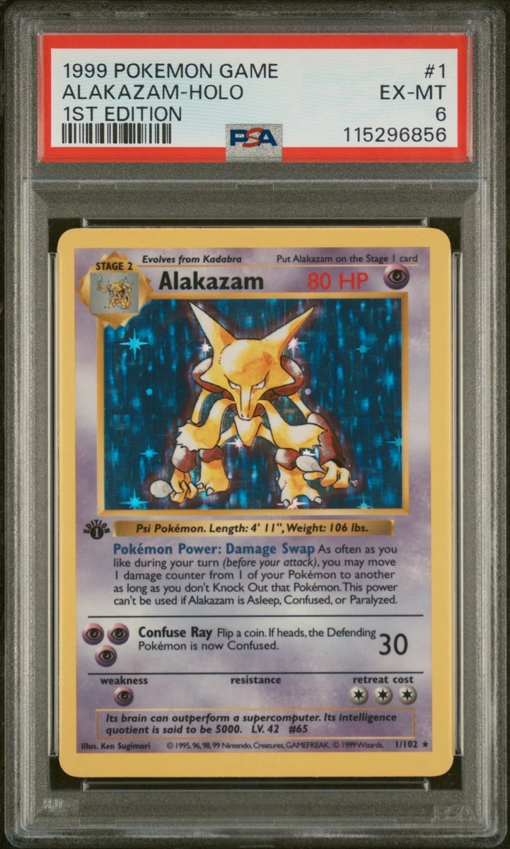 Pokémon TCG 1st Edition English Holo Rare Individual Collectible