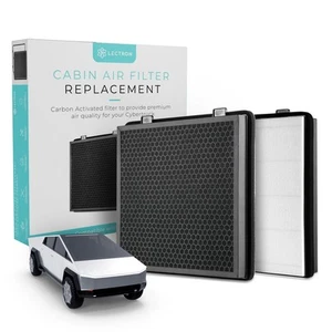Filtro de aire de cabina Lectron H13 HEPA (carbón activado) para Tesla Cybertruck - Imagen 1 de 6