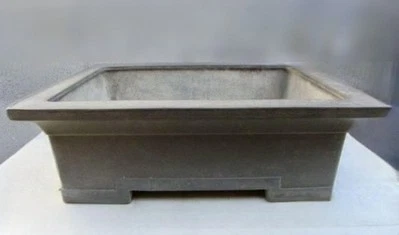 Japanese Bonsai pot TOKONAME NEZU Unglazed Rectangular shape Extra large W46.5cm - Image 1 of 4