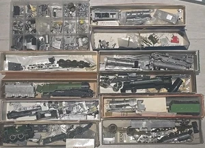 IMPRESIONANTE COLECCIÓN DE PIEZAS Y ACCESORIOS LOCO METAL BLANCO CALIBRE OO 4MM - Imagen 1 de 23