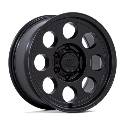 17x8 Pro Comp PA201 Heritage Matte Black Wheels 8x6.5 (0mm) Set of 4 - Image 1 of 4