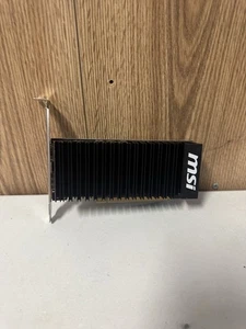 MSI GeForce GT 1030 2GH LP Graphics Card LOW PROFILE Used Tested Silent Fanless - Picture 1 of 4