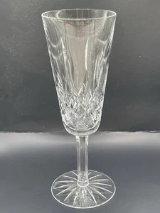 Waterford Lismore 7 1/4 Zoll irisches Kristall geschliffenes Glas Champagnerflöte Irland EUC - Bild 1 von 7