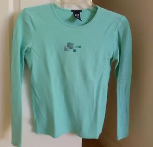 Top bambina "GAP", maniche lunghe 97% cotone, 3% spandex. Taglia S, - Foto 1 di 1
