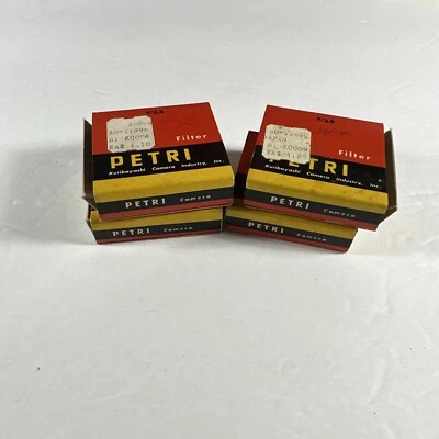 Juego de 4 lentes de cámara Petri Foto 1 de 4