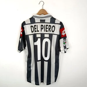 JUVENTUS MAGLIA LOTTO DEL PIERO HOME MAILLOT VINTAGE JERSEY SHIRT 2001-2002 - Imagen 1 de 12