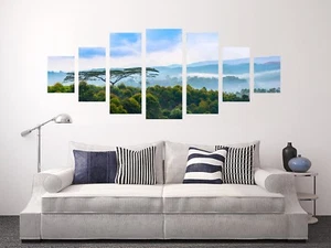 3D Green Forest 7 Unframed Print Wall Paper Decal Wall Deco Indoor AJ Jenny - Picture 1 of 6