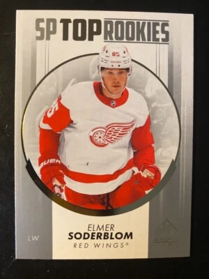 Elmer Soderblom RC 2022-23 Insert SP Authentic Top Rookies #TR-15 Detroit - Image 1 of 2