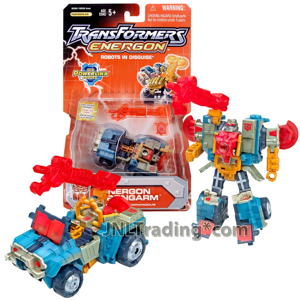 Year 2004 Hasbro Transformers Energon Omnicon Class 4" Figure ENERGON STRONGARM  - Image 1 of 1