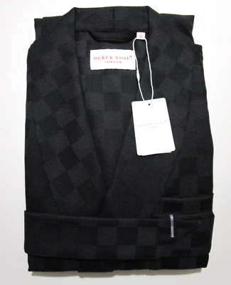 DEREK ROSE MEN'S LUXURY DRESSING GOWN - 100% WORSTED WOOL - RRP. £495 - JASPER - Image 1 of 4