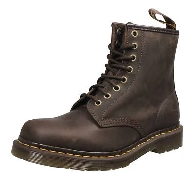 Dr. Martens 1460 Crazy Horse Marrone - Uomo Scarpe Stivaletti Stringati - Image 1 of 3