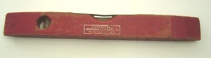 Vintage Johnson Products Co. 2 bubble 9 in. Torpedo Wooden level - Picture 1 of 5