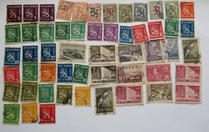 54 OLD FINLAND STAMPS COLLECTION - Collectable & Vintage - Picture 1 of 5