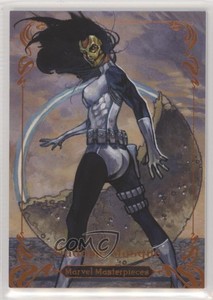 2018 Marvel Masterpieces Level 1 Legendary Orange 96/99 Madame Masque #6 09q5