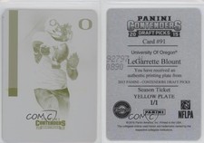 2015 Panini Contenders Draft Picks Printing Plate Yellow 1/1 LeGarrette Blount
