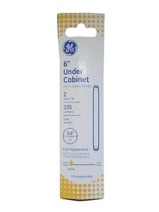 GE 6 Inch Under Cabinet F4 T5 Warm White Fluorescent Bulb Brand New - Picture 1 of 2