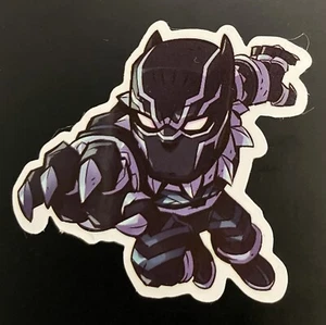 PEGATINA DE CÓMICS PANTERA NEGRA ATAQUES MARVEL CIVIL INFINITY WAKANDA PARA SIEMPRE - Imagen 1 de 2