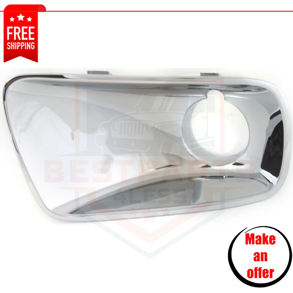 New Front Fog Light Trim 15851595 chrome left side for 2006-2007 Saturn Vue Base - Image 1 of 4