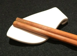 NIBWT PlaceTile Designs Chopstick Rests, White, Ceramic, Set of 6 - Picture 1 of 5