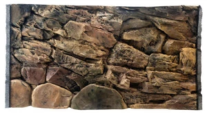 Aquarium 3 D Rückwand Aquariumrückwand Rock 100x50cm - Bild 1 von 1
