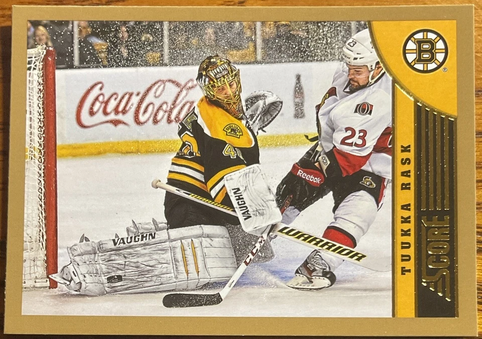 2013-14 Score Gold Tuukka Rask #24 Boston Bruins - Image 1 of 2