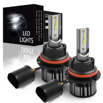 6000K For Ford F-150 1992-2003 F-250 1992-1999 2x 9007 LED Headlight Hi/Lo Bulbs Foto 1 de 4