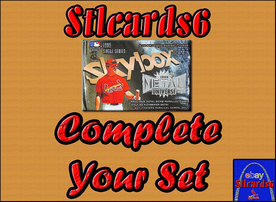 1999 SKYBOX METAL UNIVERSE COMPLETE YOUR SET + PICS - Image 1 of 1