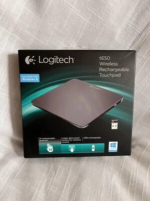 Logitech T650 Wireless Rechargeable Touchpad Mouse Excellent Pre-Owned Condition - Image 1 of 4
