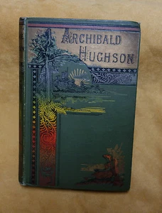 19C Hughson An Artic Story W H G Kingston Calligraphy Inscription Book Plate - Picture 1 of 6