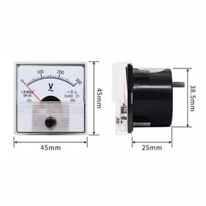 1 PIEZA Nuevo Voltímetro Panel Medidor de Voltaje 45*45mm Conexión Directa CA 0-300V - Imagen 1 de 4