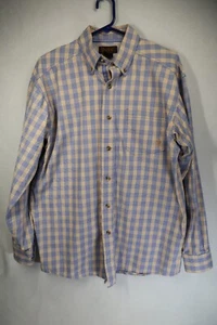Ariat Shirt Mens Sz Medium Button Down Long Sleeve Westerm Dress Casual - Picture 1 of 9