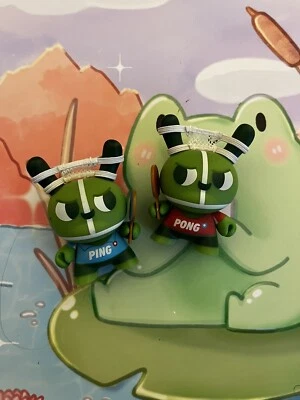 Kidrobot DUNNY 3" SERIES 2012 PING PONG Set of 2 Mauro Gatti Vinyl Toy Figure - Image 1 of 2