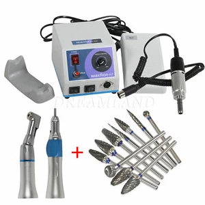 Ajuste Marathon Micromotor N7 Pulidora Contra ángulo Pieza de Mano Recta / 10*HP Burs - Imagen 1 de 21