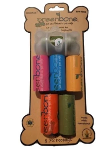 Soporte dispensador Greenbone y 72 bolsas DooBags para mascotas perros gatos sin BPA - Imagen 1 de 1