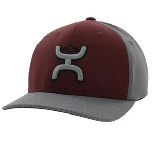 Gorra ajustada Hooey Solo III FlexFit granate/gris - 2219MAGY - Imagen 1 de 5