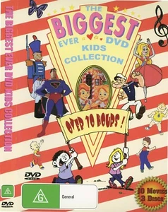 The Biggest Ever DVD Kids Collection (Region ALL) VGC Popeye / Superman - Picture 1 of 3