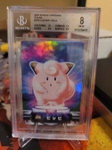 Pokémon TCG BGS 8 CLEFAIRY #278 Holo 2004 Bandai Carddass Zukan - Picture 1 of 2