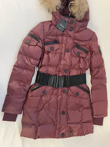 Rudsak Gloria Winterpuffermantel mit Pelzzierleiste - KLEIN - BURGUND - Bild 1 von 11