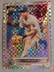 2022 Topps Chrome Trea Turner #190 X-Fractor Refractor🔥📈 - Imagen 1 de 2