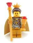 NEW LEGO GOLD QUEEN MINIFIG castle princess figure minifigure lion got medieval