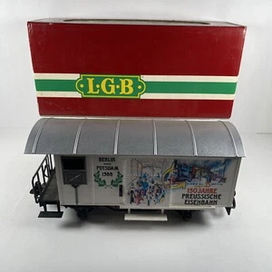 4028 B LGB Berlin Güterwagen 150 Jahre Preußische Eisenbahn G, originalverpackt - Bild 1 von 15