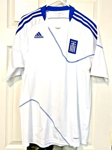 Greece National Team 2010 Home FOOTBALL SHIRT SOCCER Jersey Adidas Cover