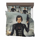 Resident Evil Retribution Movie Milla Jovovich Quilt Duvet Cover Set Queen