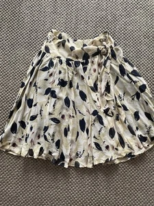 Toast Pure Silk Yellow Floral Maxi Skirt Size 8 - Picture 1 of 10