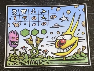Joey Mars Sticker 4” X 3 1/4” Note Back Has White Sticker Please See! - Picture 1 of 6