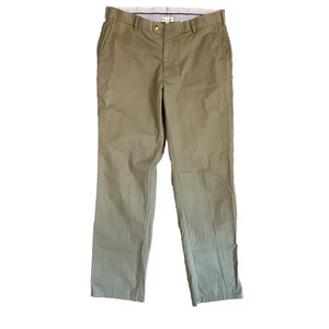 Peter Millar Pants Mens 34x32  Olive Soft Touch Twill Stretch Golf Pima MF17B48 - Picture 1 of 10