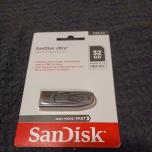 SanDisk - Ultra 32GB USB 3.0 Flash Drive - Black - Picture 1 of 2