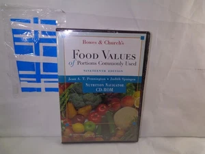 PC CD ROM   BOWES & CHURCH'S FOOD VALUES - Picture 1 of 2